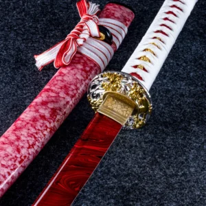 Katana Dragon Carmesí